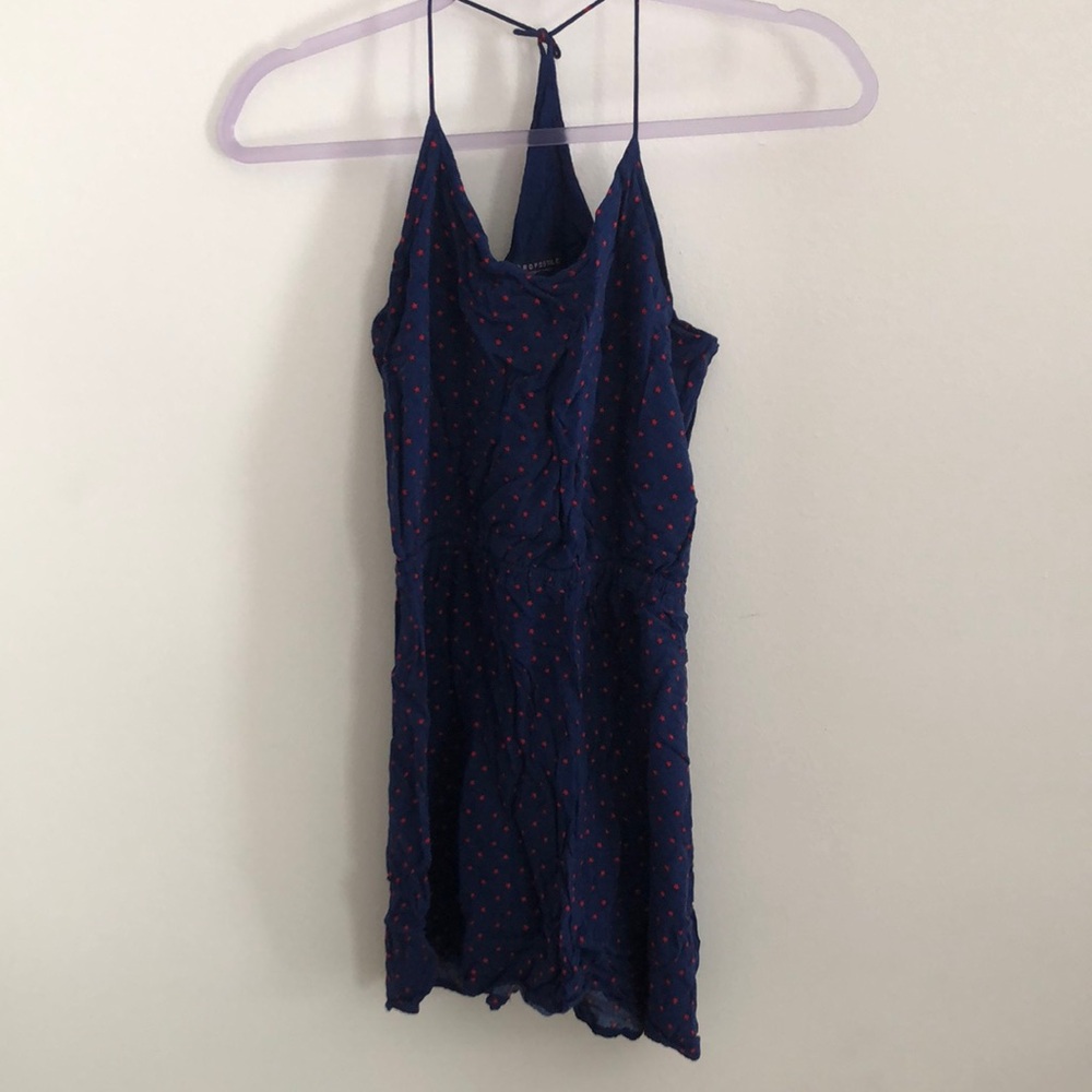 Aeropostale Navy Dress with Red Stars